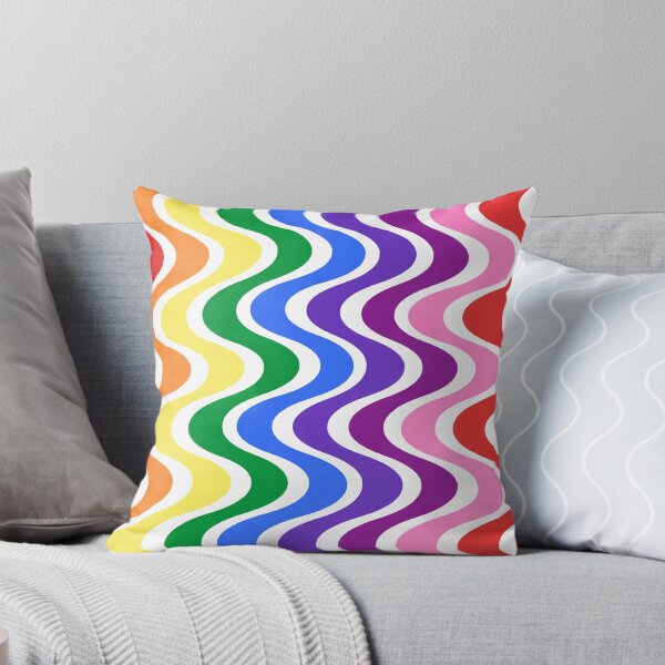 Item preview, Rainbow Groovy 1960s Pride Valentine Pattern designed and sold by BeJolley.