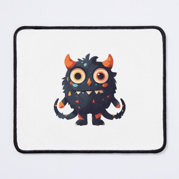 Item preview, Cute Dark Horned Monster designed and sold by RED-MOUSE.