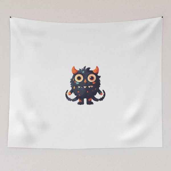 Item preview, Cute Dark Horned Monster designed and sold by RED-MOUSE.