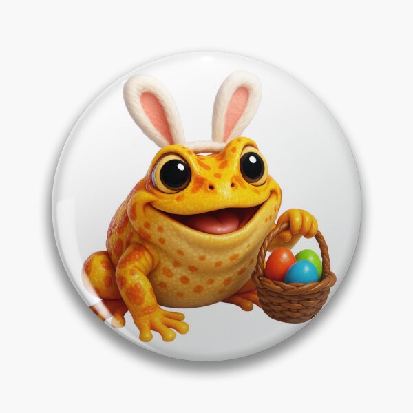 Item preview, Easter Pacman Frog designed and sold by Sillytoe.