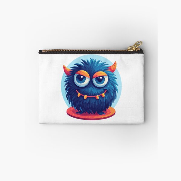 Item preview, Cute Fluffy Blue Monster designed and sold by RED-MOUSE.