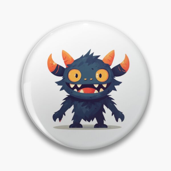 Item preview, Cute Horned Monster Mascot designed and sold by RED-MOUSE.
