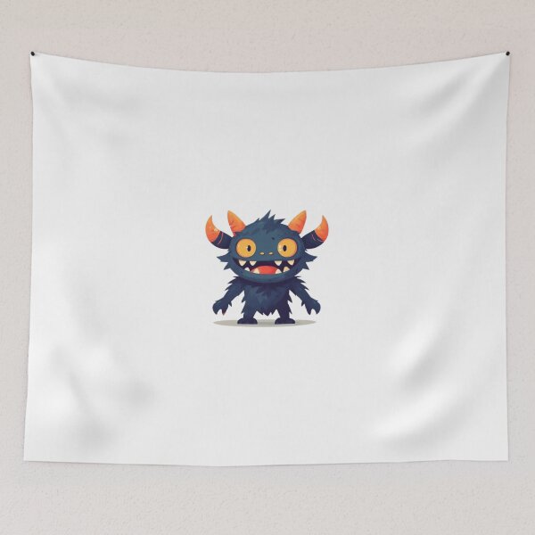 Item preview, Cute Horned Monster Mascot designed and sold by RED-MOUSE.