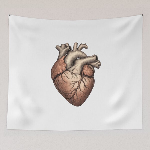 Item preview, Human Anatomy Diagram – Vintage Medical Style designed and sold by KawaiiOrbit.