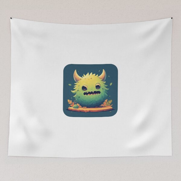 Item preview, Cute Green Forest Monster designed and sold by RED-MOUSE.