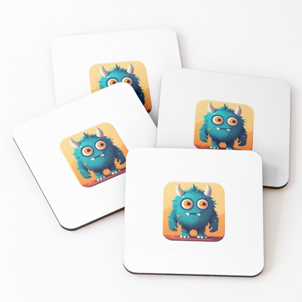 Item preview, Cute Blue Monster Icon designed and sold by RED-MOUSE.