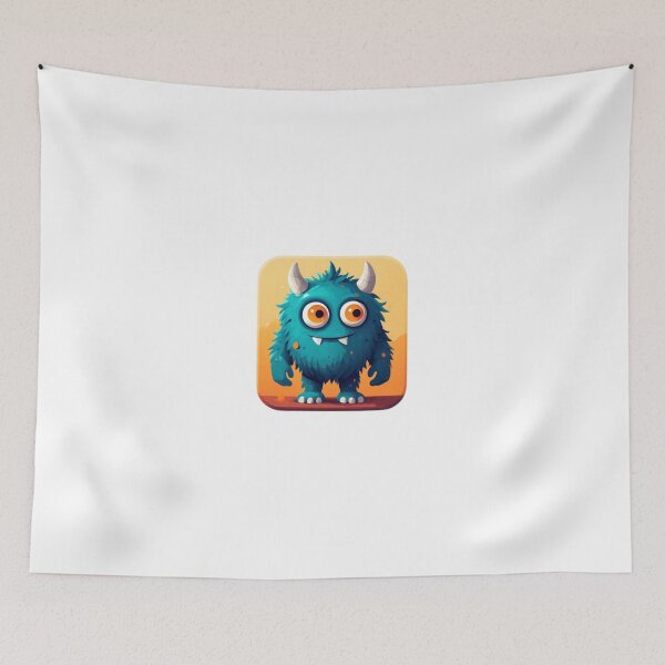 Item preview, Cute Blue Monster Icon designed and sold by RED-MOUSE.