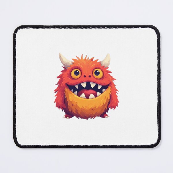 Item preview, Cute Smiling Horned Monster designed and sold by RED-MOUSE.