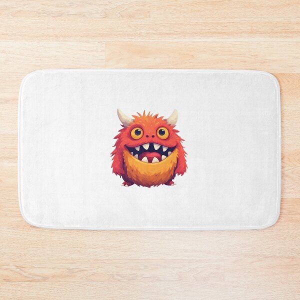 Item preview, Cute Smiling Horned Monster designed and sold by RED-MOUSE.
