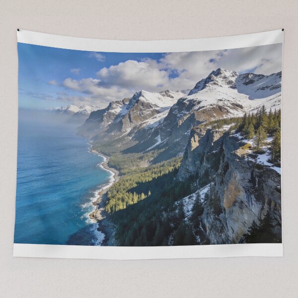 Item preview, Sunrise Over Alpine Mountain Lake designed and sold by ImgPrint.