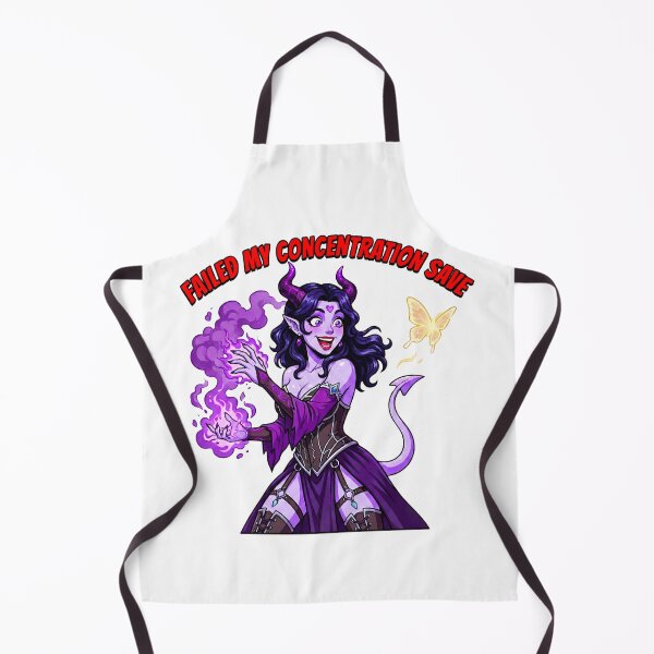 Item preview, Failed My Concentration Save: Funny D&D Tiefling & Butterfly designed and sold by SkinnyFlatWhite.