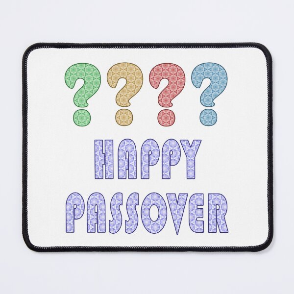 Item preview, Four Questions Happy Passover. designed and sold by UltraQuirky.