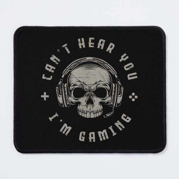 Item preview, I Can't Hear You I'm Gaming Skull Gaming designed and sold by ChestOutLoud.