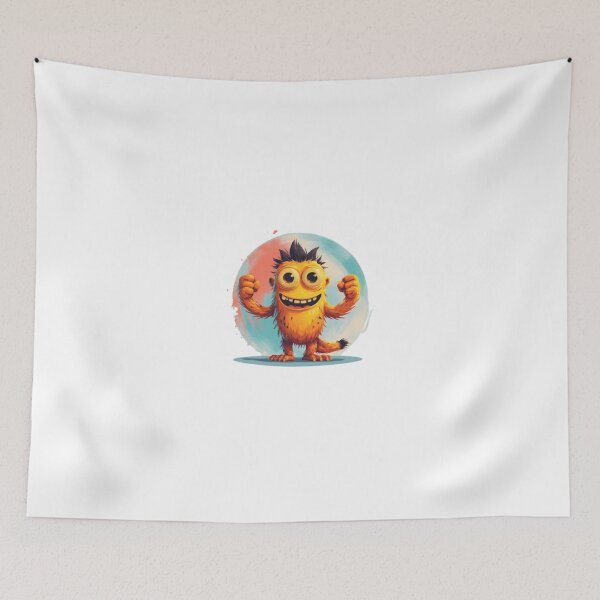 Item preview, Cute Happy Monster Mascot designed and sold by RED-MOUSE.