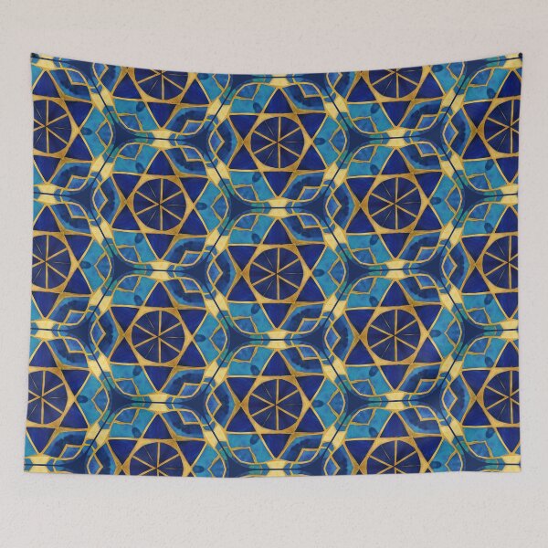 Item preview, Star of David, Pattern 3, Hexagons. designed and sold by UltraQuirky.
