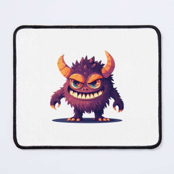Item preview, Cute Angry Horned Monster designed and sold by RED-MOUSE.
