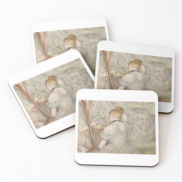 Item preview, Woman At Her Toilette Recreation — Impressionist Artwork designed and sold by dearlylilyart.