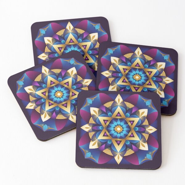 Item preview, Star of David, Pattern 14, Floral. designed and sold by UltraQuirky.
