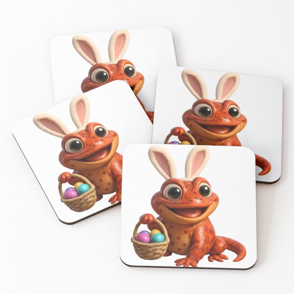 Item preview, Easter Red Salamander designed and sold by Sillytoe.