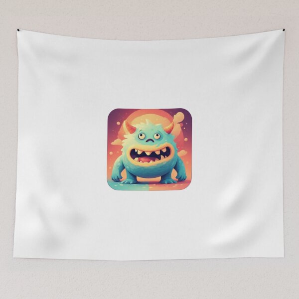 Item preview, Cute Confused Monster Icon designed and sold by RED-MOUSE.