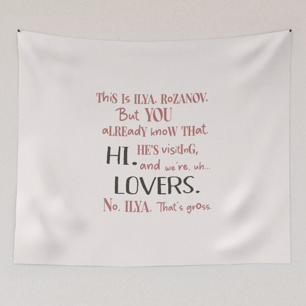 Item preview, And we're, uh... Lovers. No. Ilya. That's gross. | heated rivalry designed and sold by Pinu92.