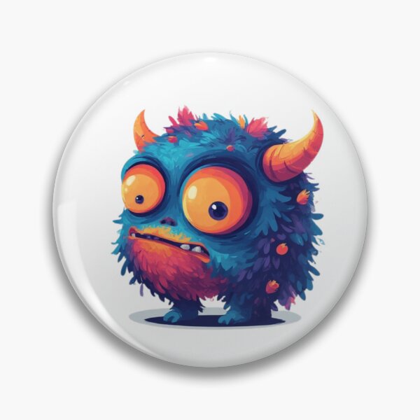 Item preview, Cute Awkward Horned Monster designed and sold by RED-MOUSE.