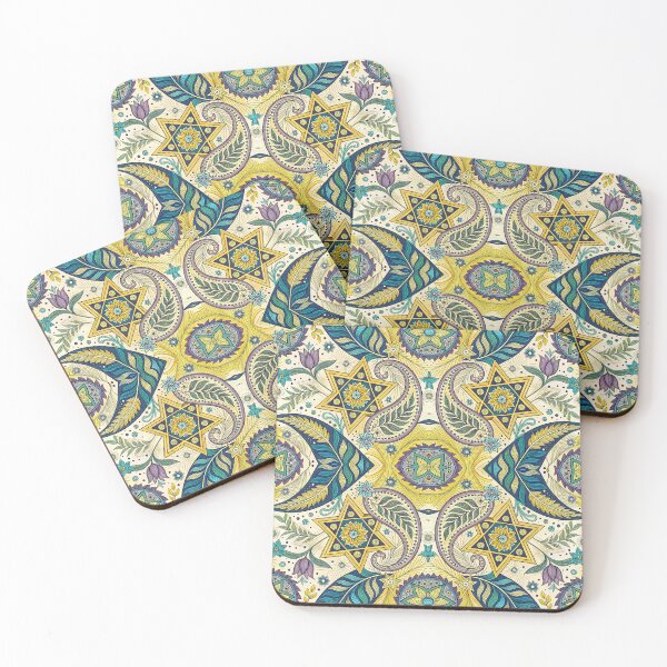 Item preview, Star of David, Pattern 39, Floral Fantasy. designed and sold by UltraQuirky.