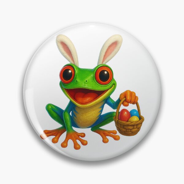 Item preview, Easter Red-Eyed Tree Frog designed and sold by Sillytoe.