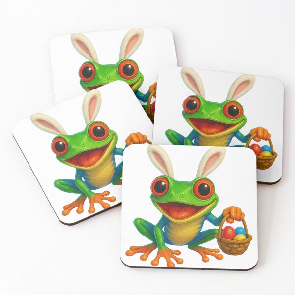 Item preview, Easter Red-Eyed Tree Frog designed and sold by Sillytoe.