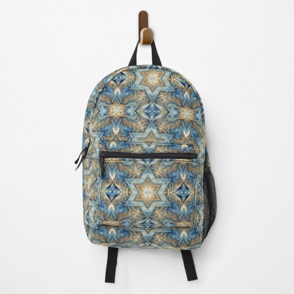 Item preview, Star of David, Pattern 33, Blue and Gold. designed and sold by UltraQuirky.