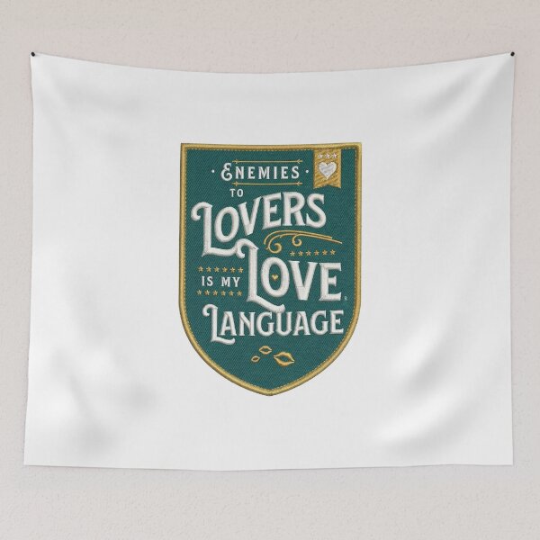 Item preview, Enemies to Lovers Is My Love Language – Romance Reader Valentine designed and sold by gstevensonart.
