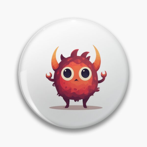 Item preview, Cute Simple Horned Monster designed and sold by RED-MOUSE.