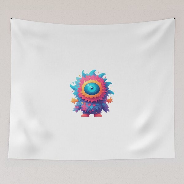 Item preview, Cute Colorful Cyclops Monster designed and sold by RED-MOUSE.