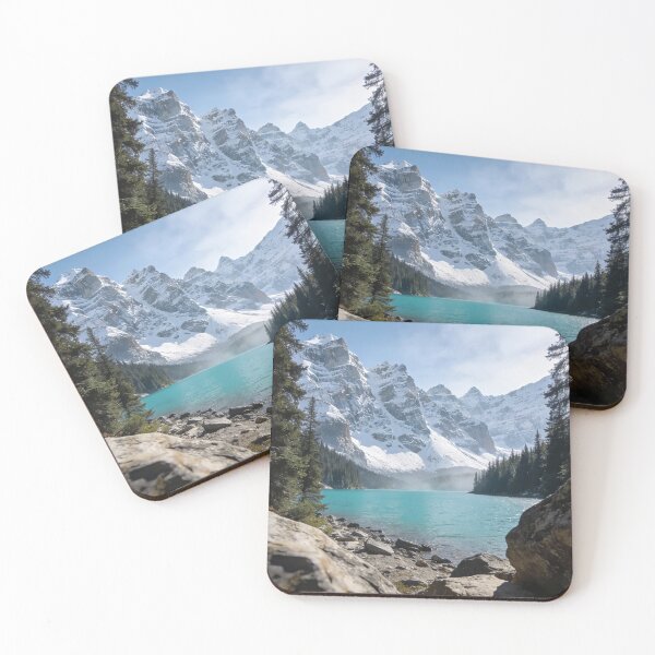 Item preview, Snow-Capped Peaks Above Turquoise Lake designed and sold by ImgPrint.
