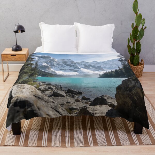 Item preview, Snow-Capped Peaks Above Turquoise Lake designed and sold by ImgPrint.