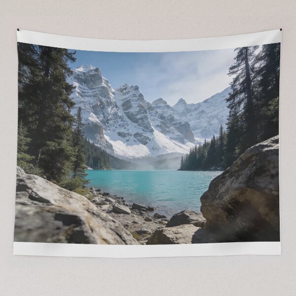 Item preview, Snow-Capped Peaks Above Turquoise Lake designed and sold by ImgPrint.