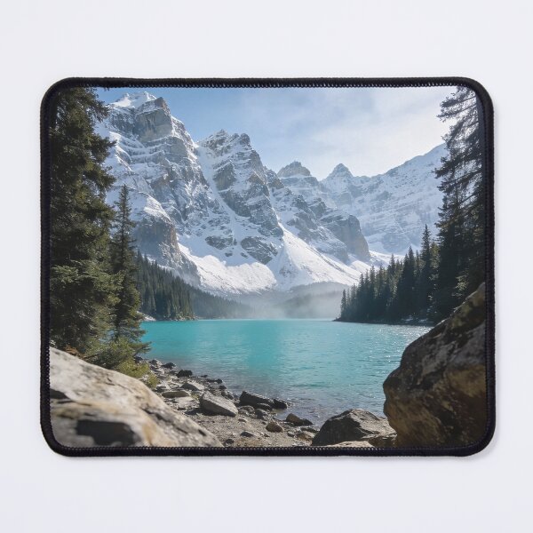 Item preview, Snow-Capped Peaks Above Turquoise Lake designed and sold by ImgPrint.