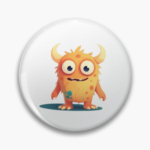 Item preview, Cute Friendly Horned Monster designed and sold by RED-MOUSE.