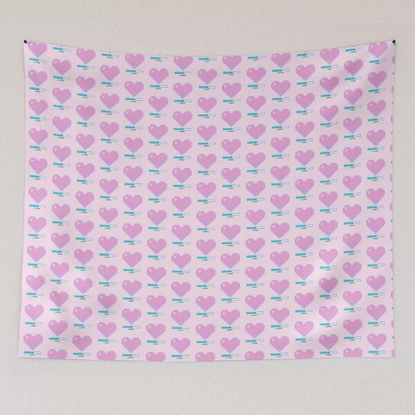 Item preview, Pastel Pixel Heart Loading-Y2K Internet Aesthetic designed and sold by joleyjl.