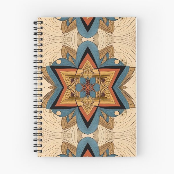 Item preview, Star of David, Pattern 7 - Floral - Blue. designed and sold by UltraQuirky.