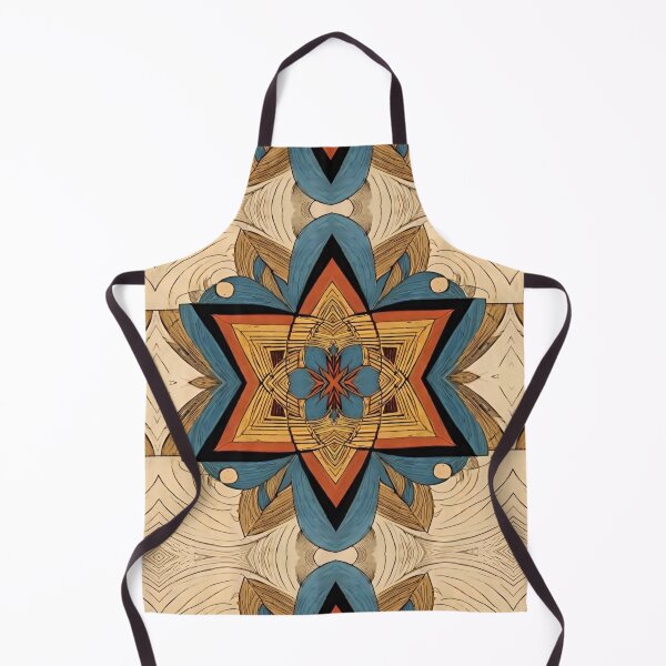 Item preview, Star of David, Pattern 7 - Floral - Blue. designed and sold by UltraQuirky.