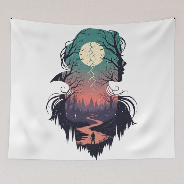 Item preview, Moonlit Mindscape designed and sold by aaljone007.