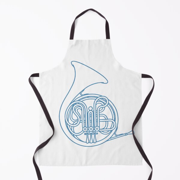 Item preview, Blue French Horn Line Art - HIMYM designed and sold by Screen Lore.