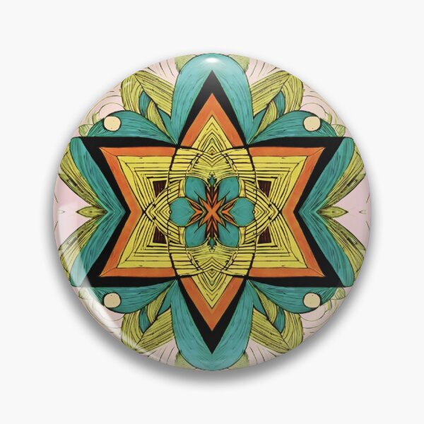Item preview, Star of David, Pattern 7 - Floral - Green. designed and sold by UltraQuirky.