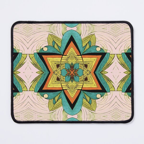 Item preview, Star of David, Pattern 7 - Floral - Green. designed and sold by UltraQuirky.