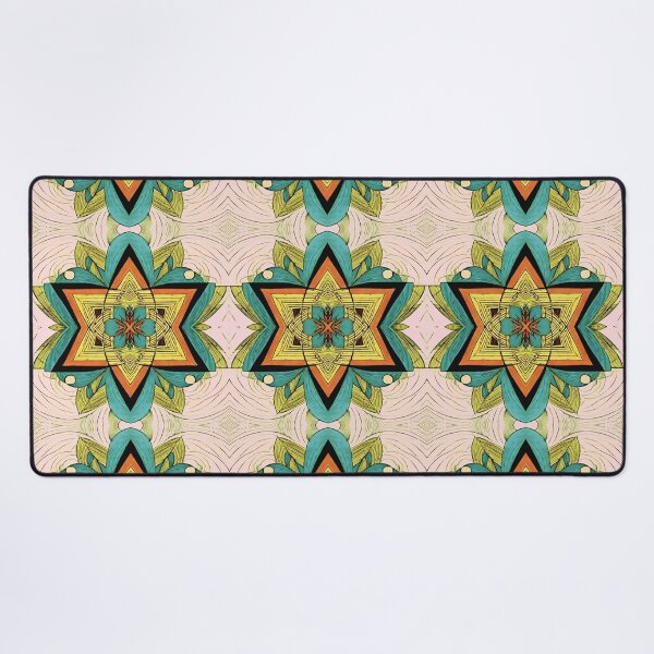 Item preview, Star of David, Pattern 7 - Floral - Green. designed and sold by UltraQuirky.