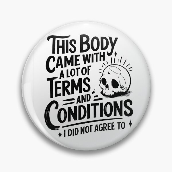 Item preview, Terms and Conditions of the Human Body | Funny Biology Skull Design designed and sold by Countryfied.