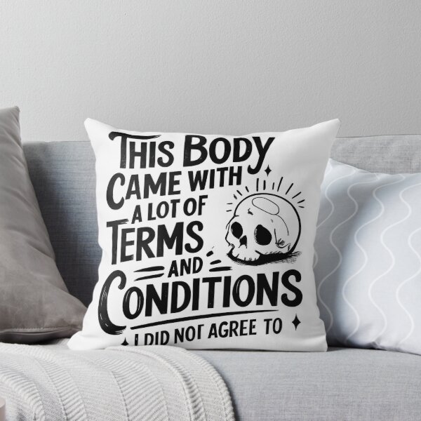 Item preview, Terms and Conditions of the Human Body | Funny Biology Skull Design designed and sold by Countryfied.