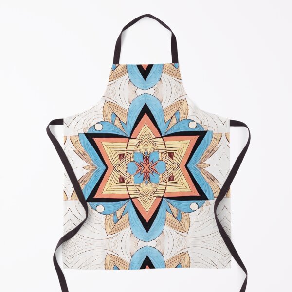 Item preview, Star of David, Pattern 7 - Floral - Light Blue. designed and sold by UltraQuirky.
