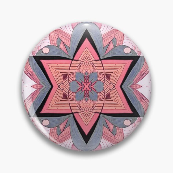 Item preview, Star of David, Pattern 7 - Floral - Pink. designed and sold by UltraQuirky.